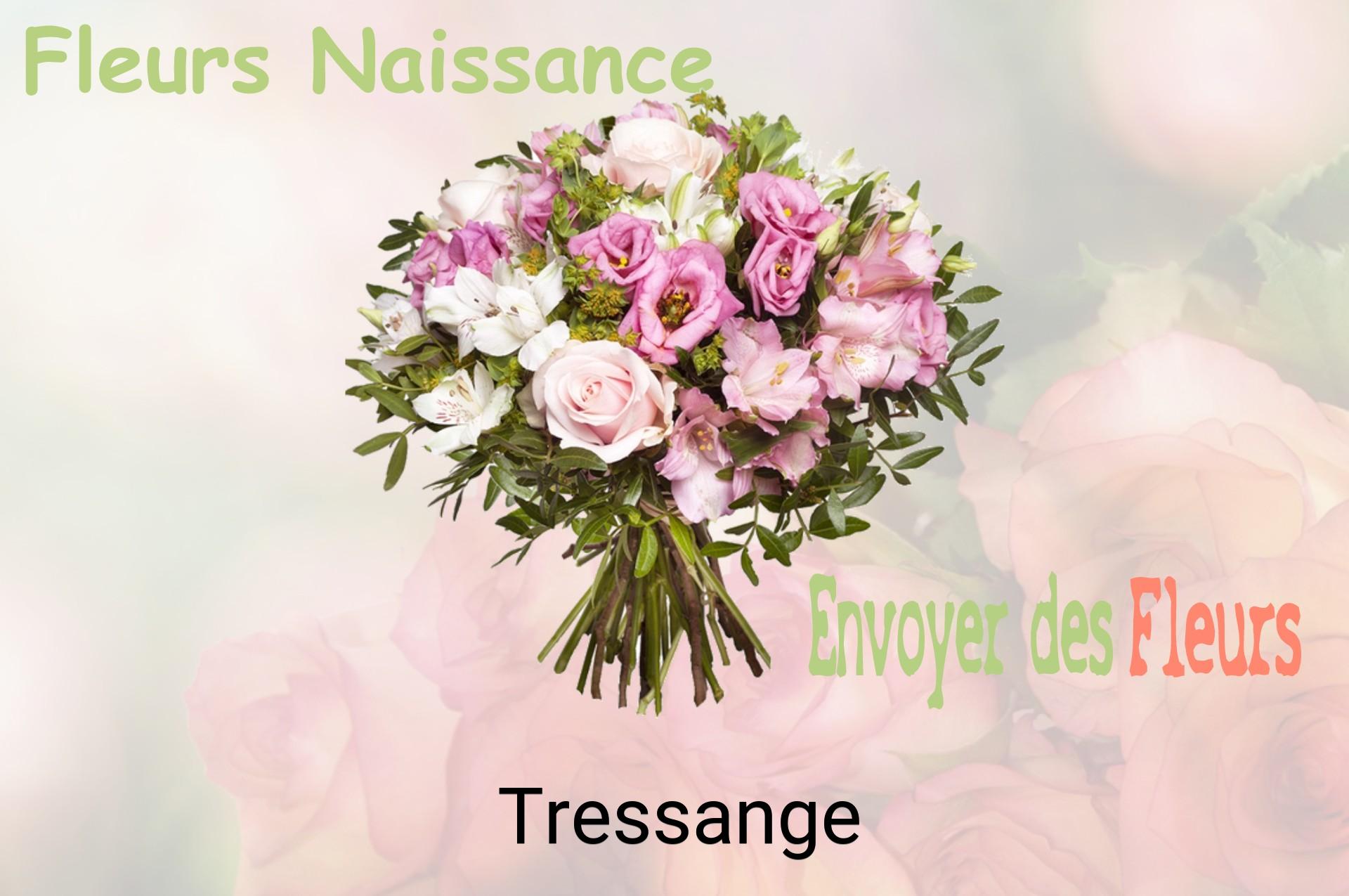 Bouquet de fleurs de naissance livré à Tressange